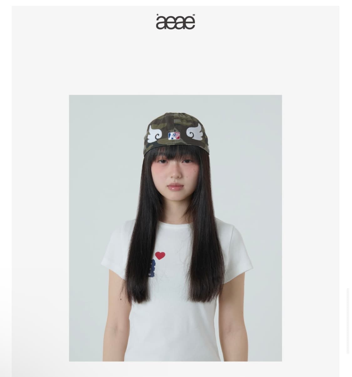 AE SYMBOL ANGEL WING CAP CAMO 상품이미지3
