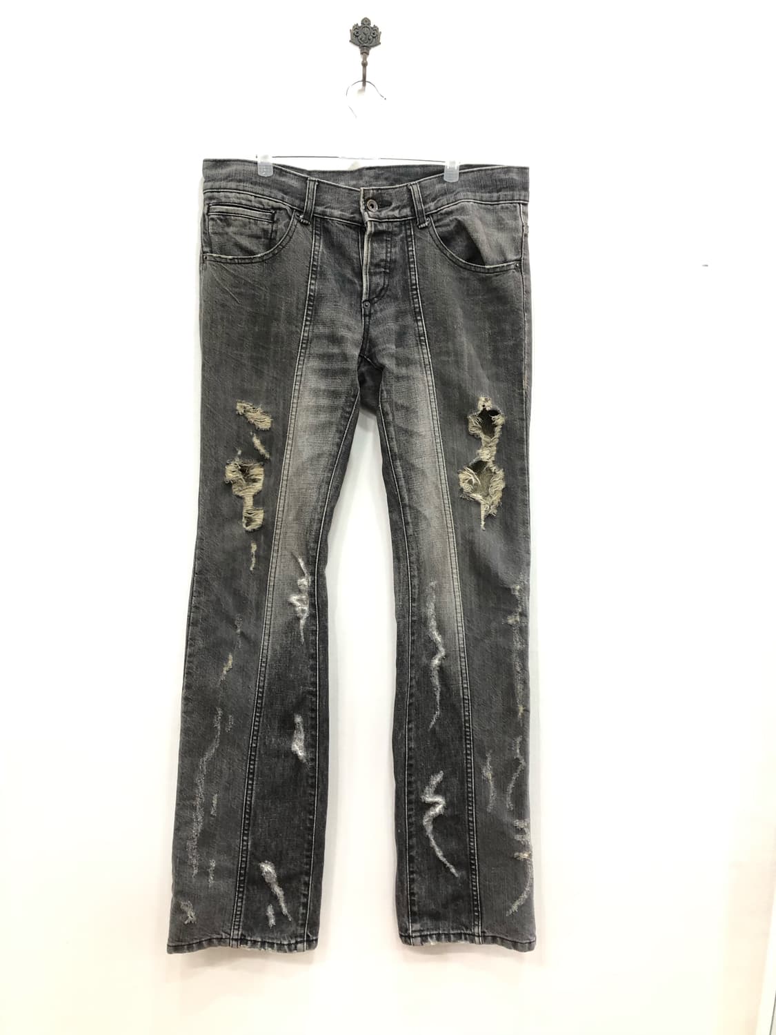 gold pearl grunge grey jeans 상품이미지4