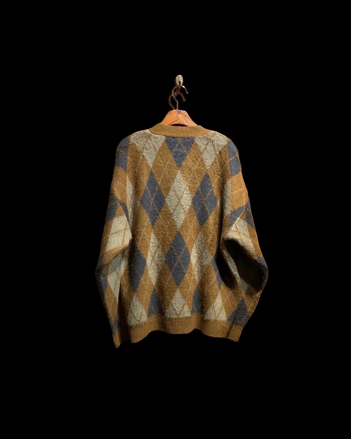 빔즈 아가일 패턴 가디건 상품이미지7