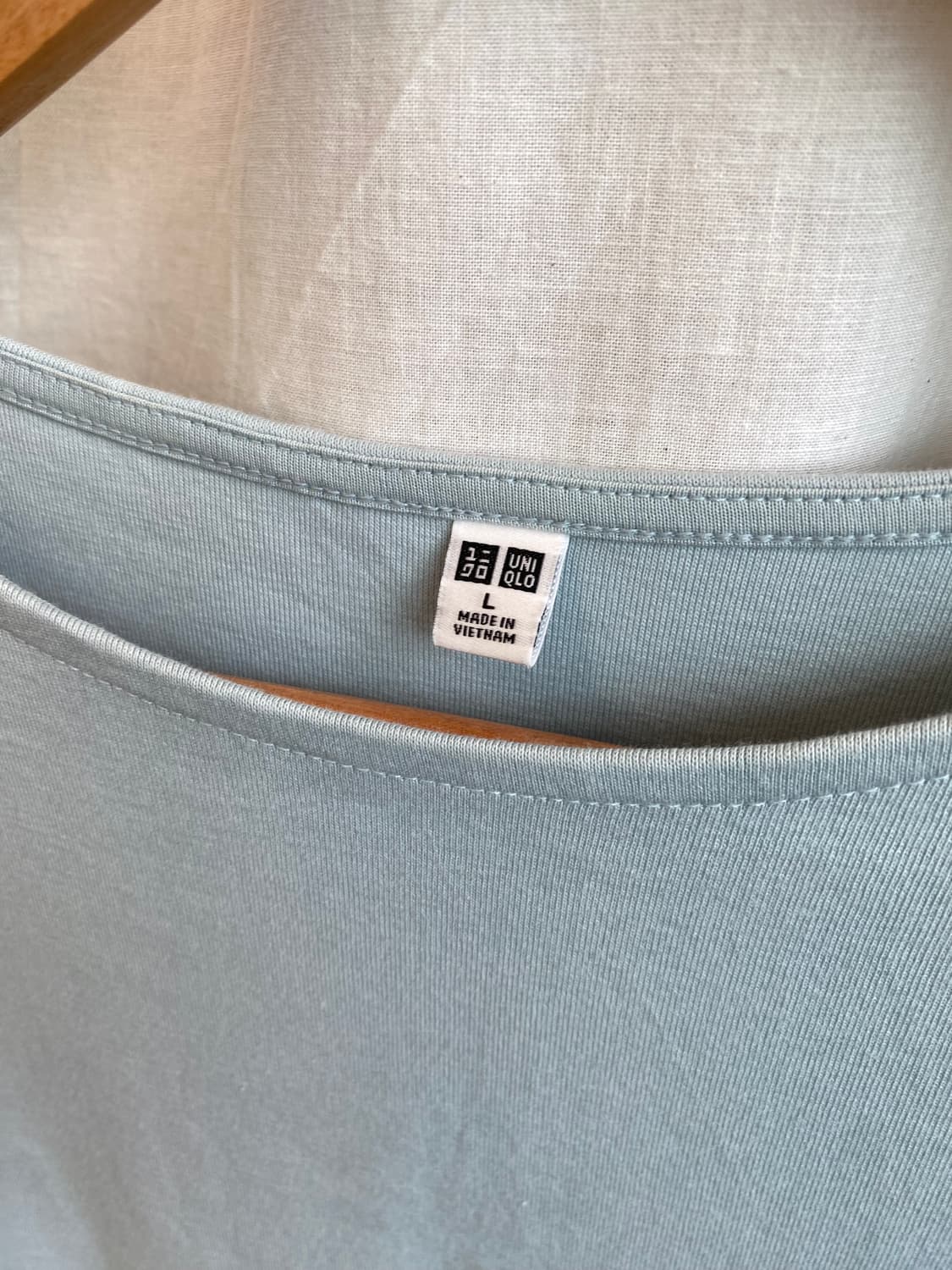 UNIQLO 민트 슬리브리스탑(L) 상품이미지6