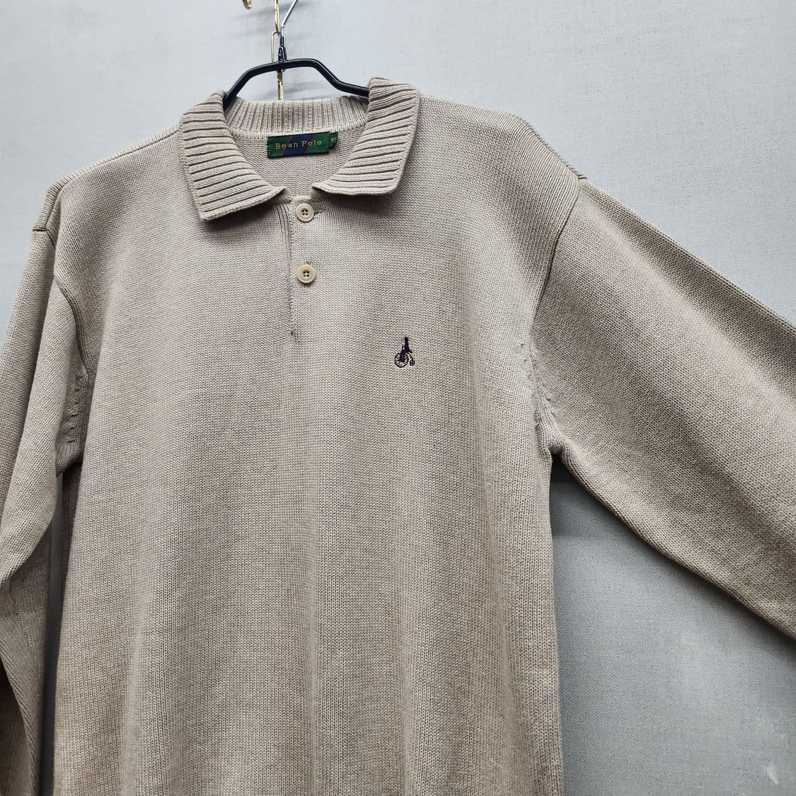 빈폴 로고 PK 카라 니트 L 상품이미지2