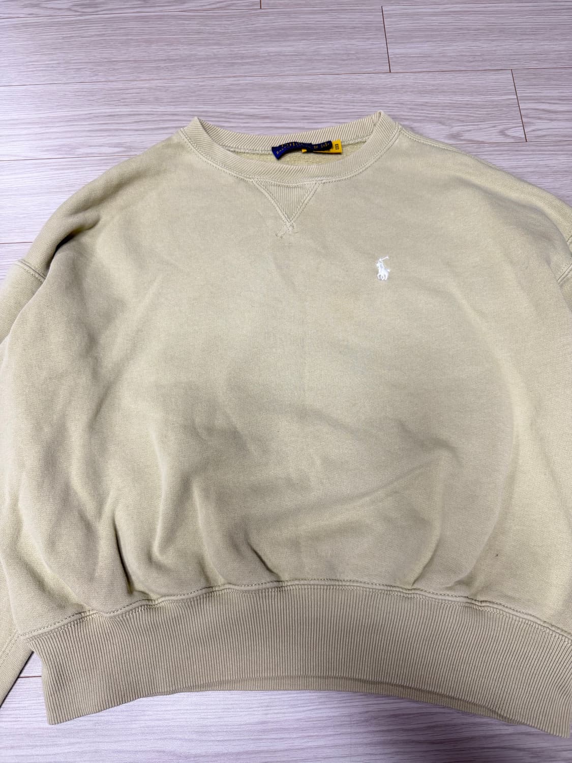 폴로 랄프로렌 올리브 맨투맨 xs (뒷면 프린팅) 상품이미지2