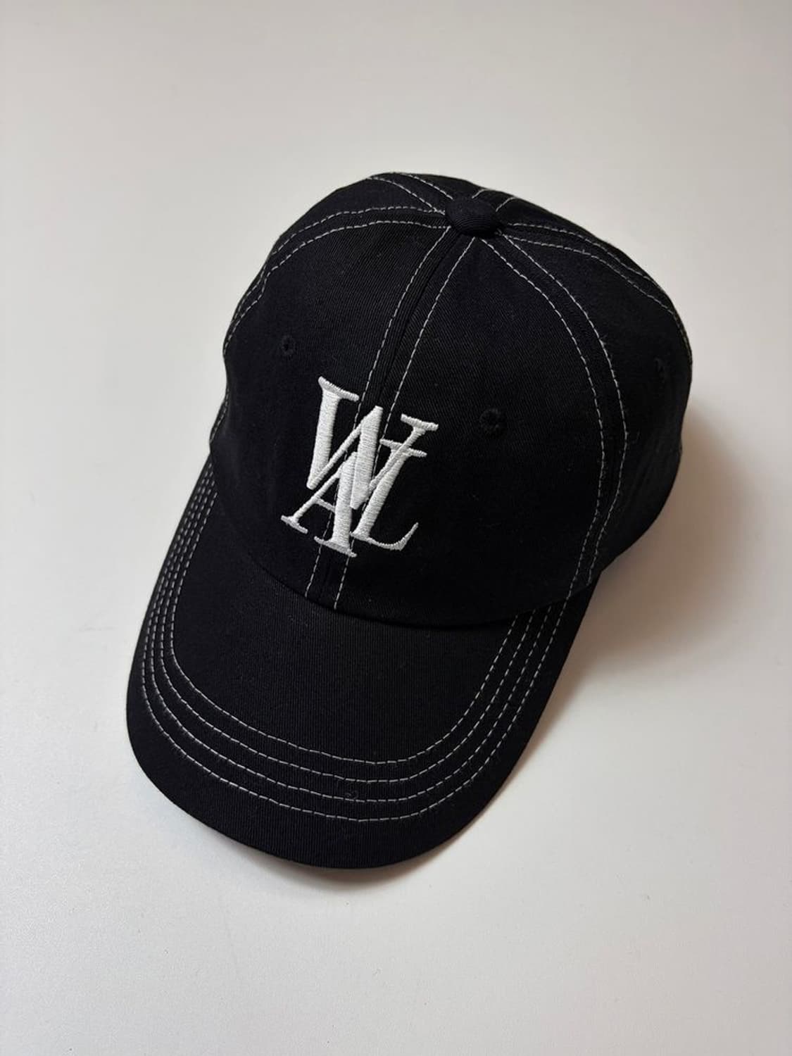 우알롱 시그니처 스티치 볼캡 Q1503 상품이미지1