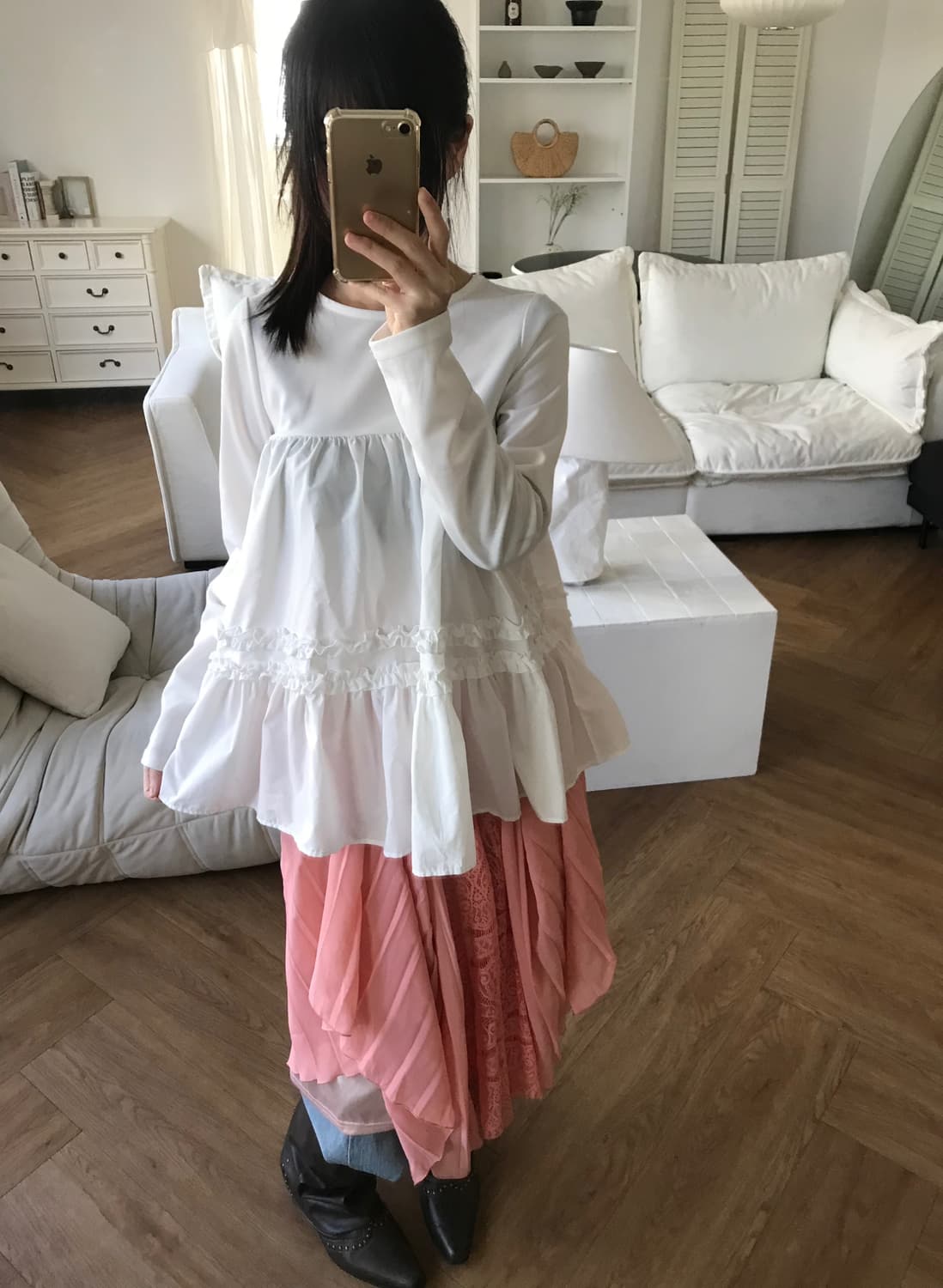 vintage lace skirt 상품이미지8