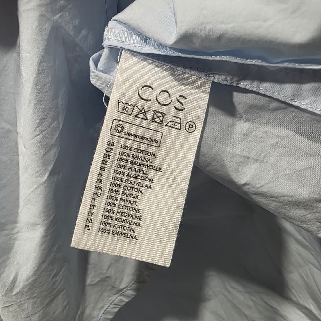 COS 코스 빅 칼라 반팔 셔츠 상품이미지5