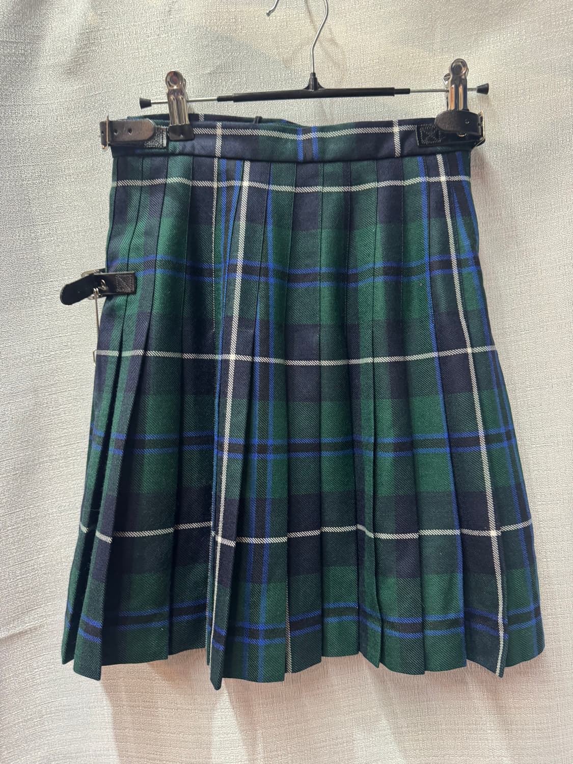 매너스x 로캐런 스코틀랜드 울 미니 킬트스커트타탄 킬트 스커트24~25 상품이미지5