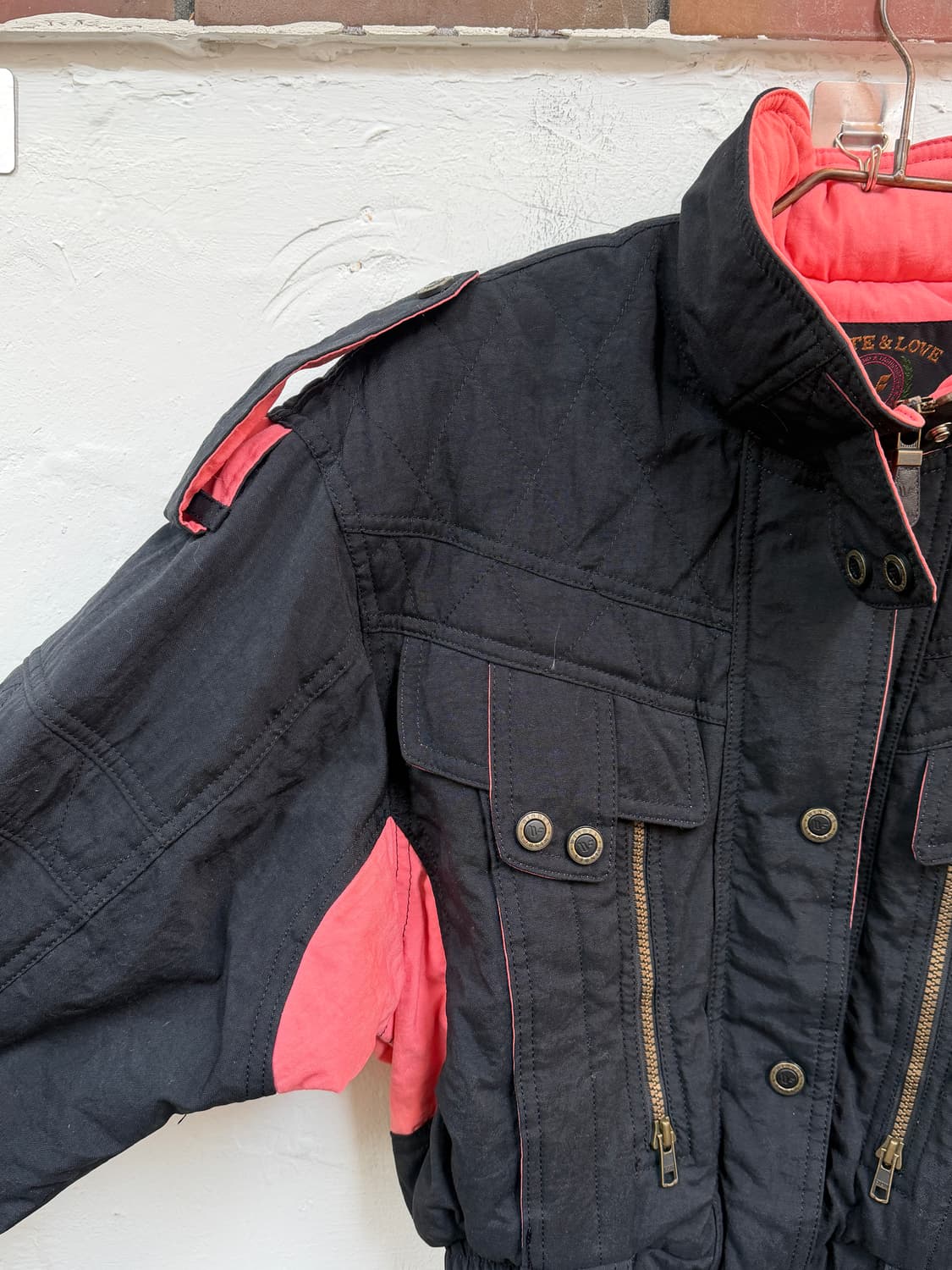 Windex 빈티지 스키 봄버 크롭 자켓 L 상품이미지3