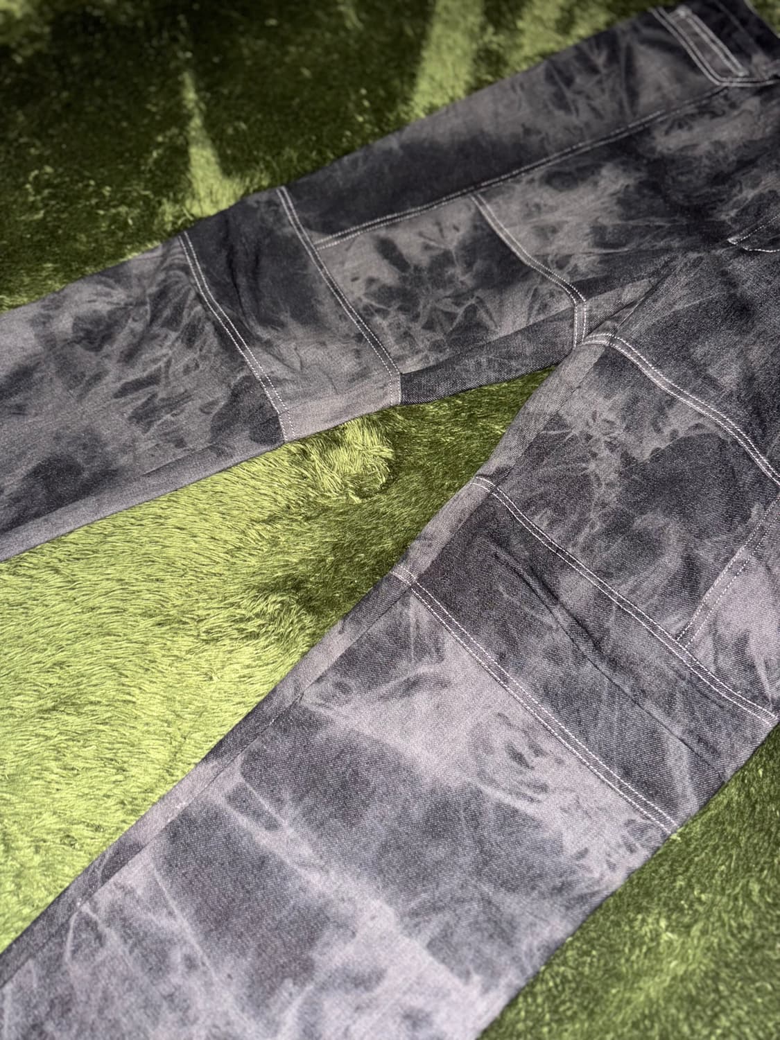 [XL] IISE 이세 가먼트 다잉 6 포켓 디테일 데님 팬츠 상품이미지7