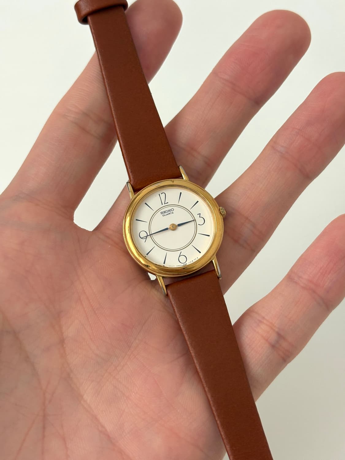 1990s White Dial Gold Ladies Quartz 상품이미지2