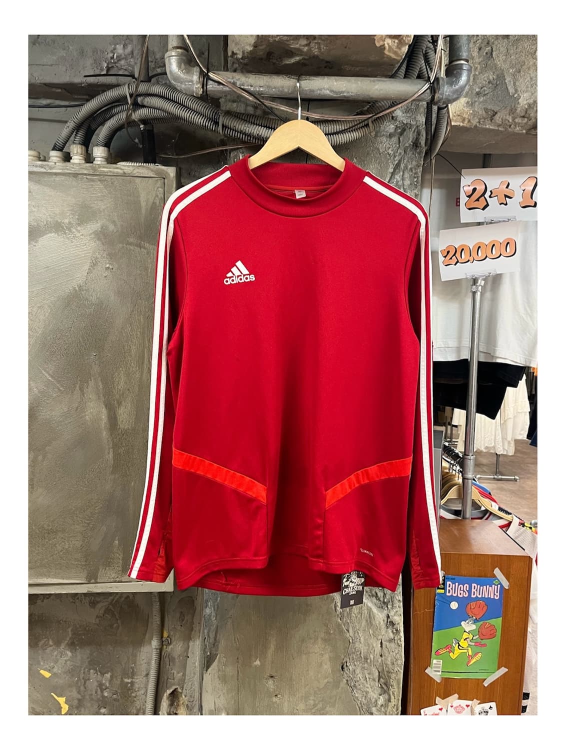 아디다스 티로 트레이닝 탑 레드 2XL #csz4123 상품이미지1