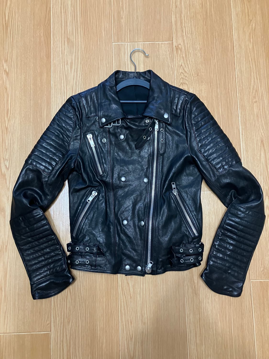 vtg  punk mood leather rider jacket 상품이미지1