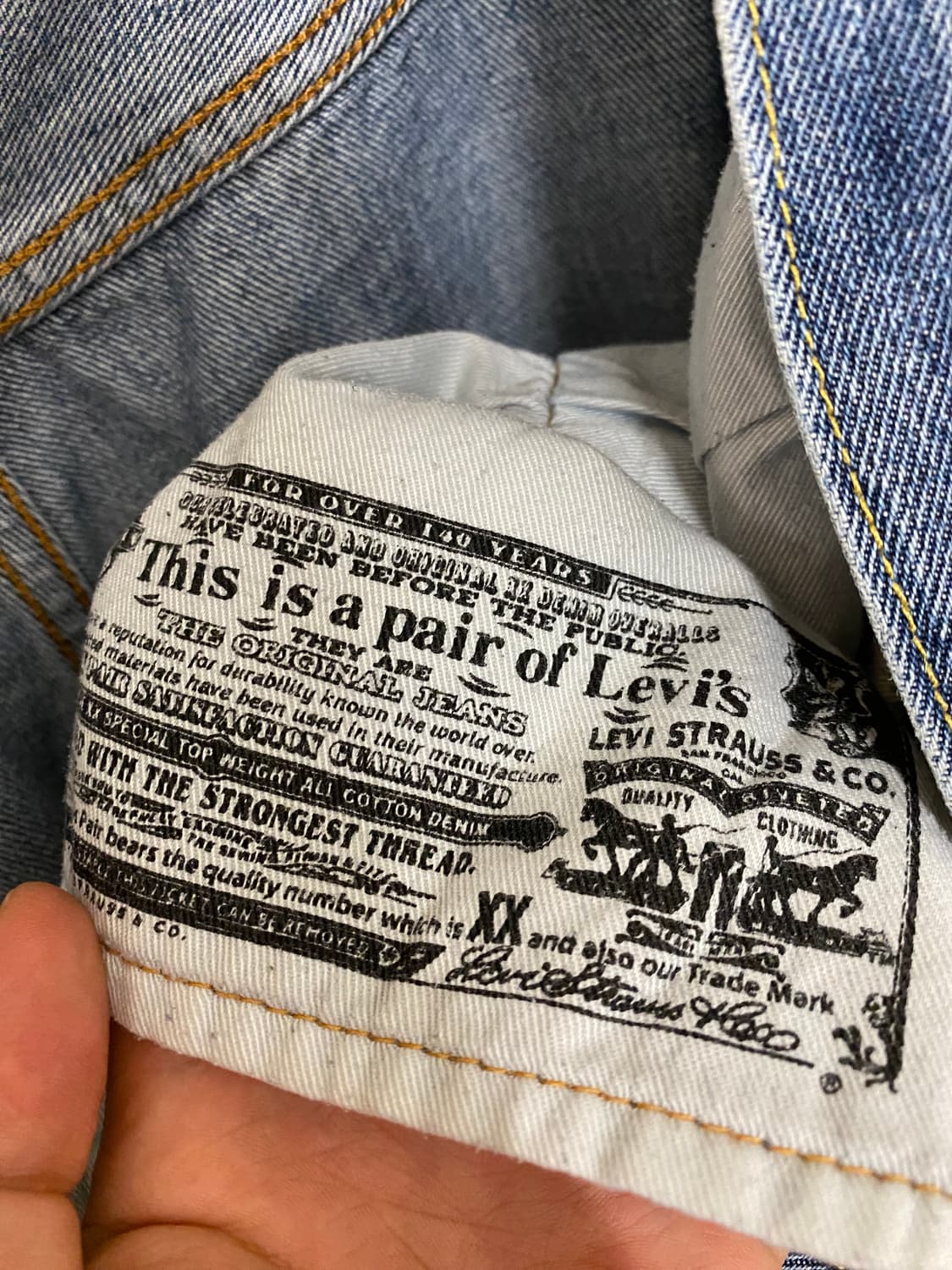 LEVI'S 501 denim pants 리바이스 501 데님 팬츠 상품이미지9
