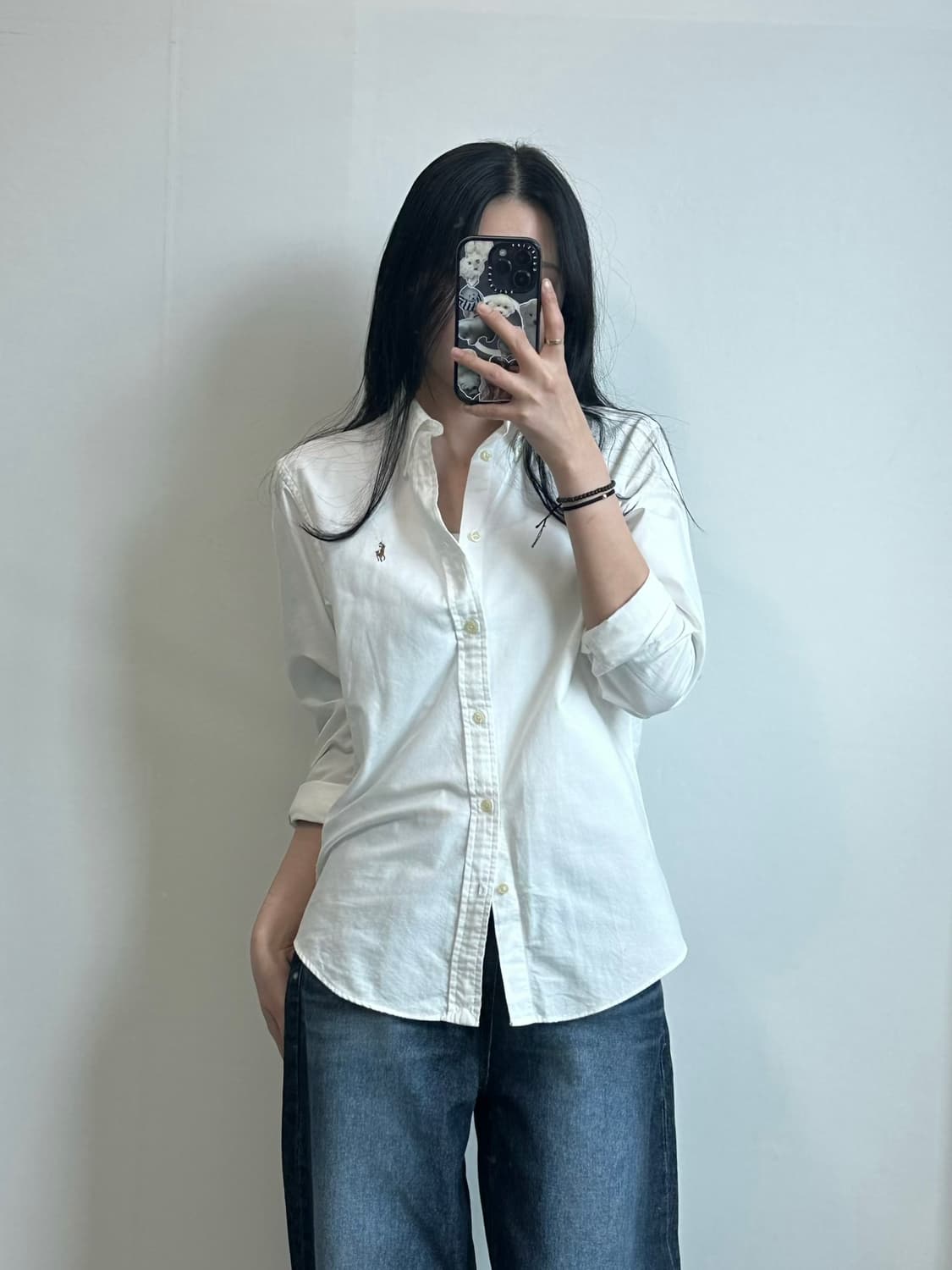 폴로 랄프로렌 화이트 옥스포드 셔츠 상품이미지1