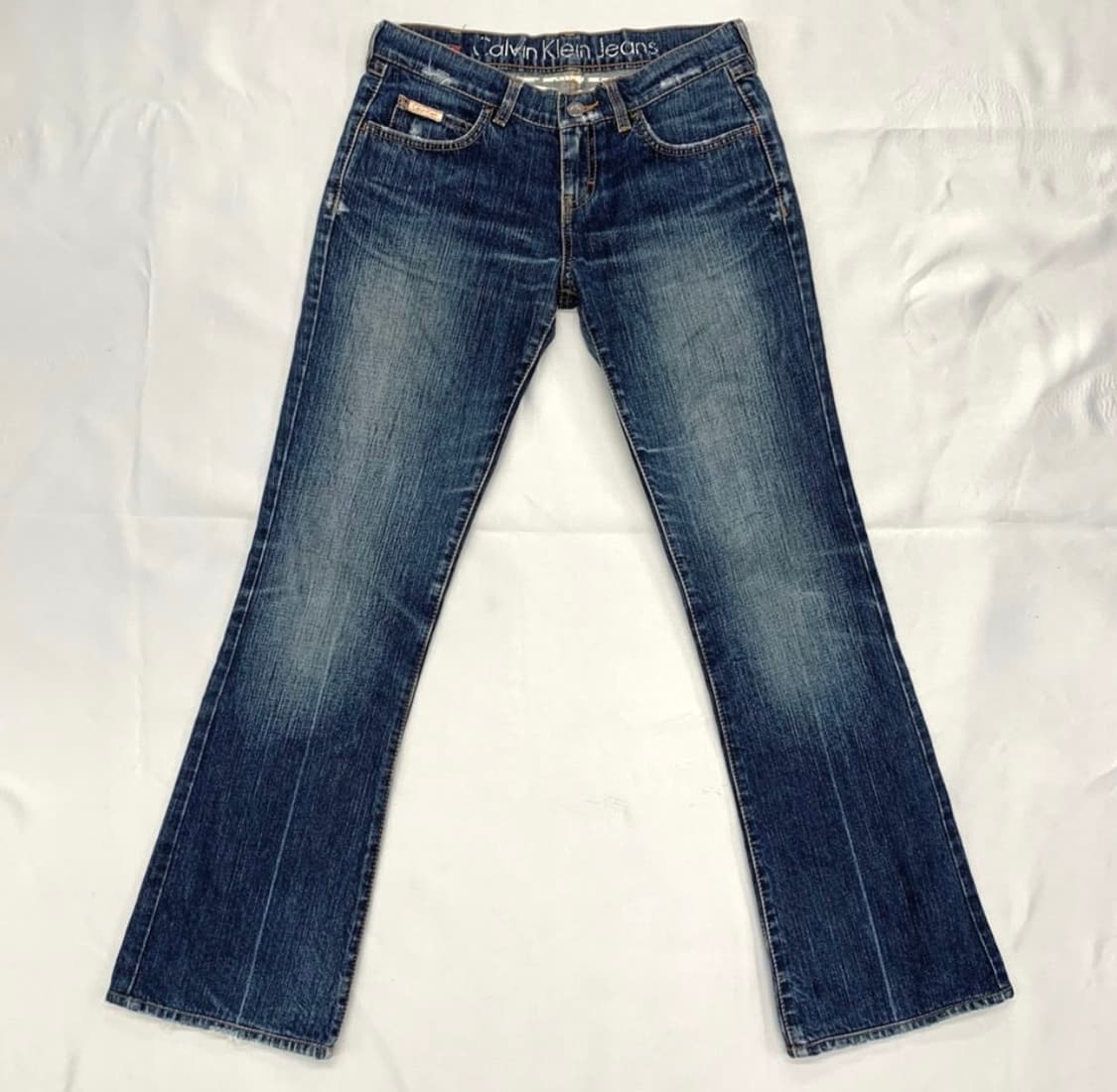 Calvin Klein 캘빈클라인 로우라이즈 부츠컷팬츠 상품이미지4