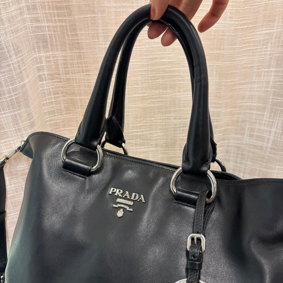 정품 프라다 비텔로 다이노 토트백     상품이미지4