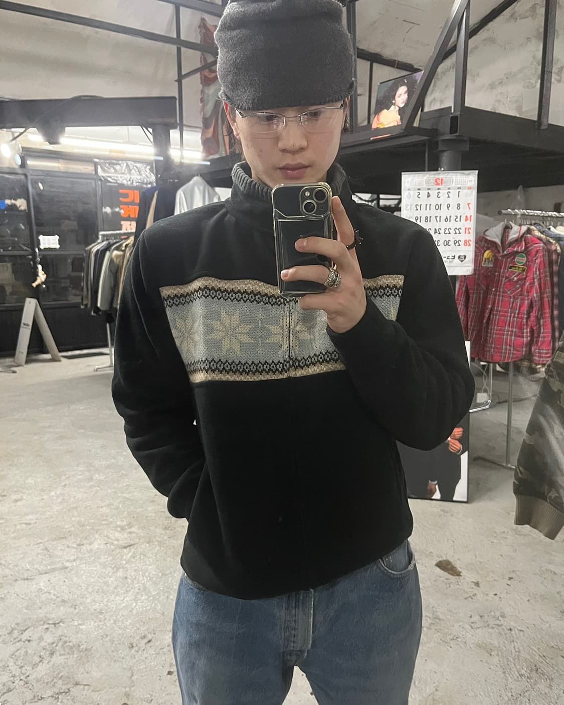 vtg nordic fleece zip up 상품이미지2