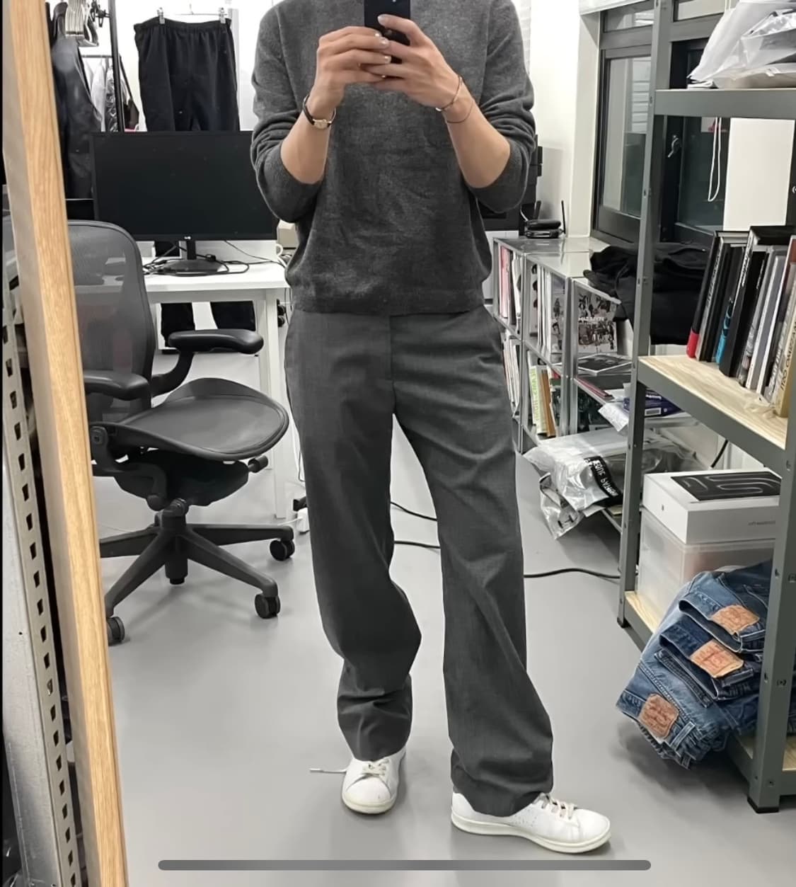 mudule lounge pants deepgrey 3사이즈 상품이미지4
