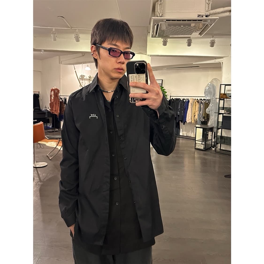 어콜드월 로고 셔츠 상품이미지4