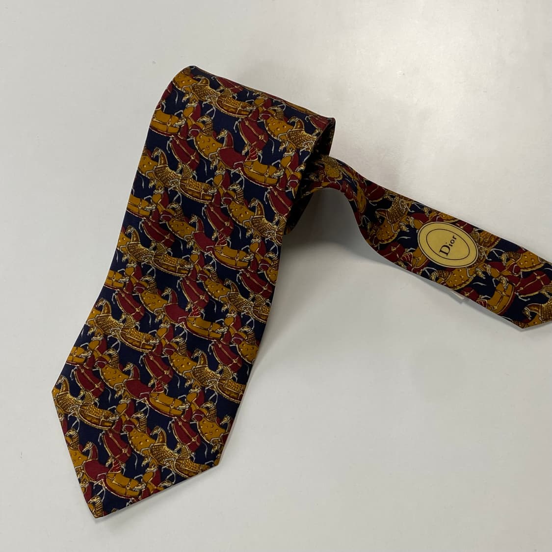 택달린 미사용품 크리스찬 디올(Dior) 정품 넥타이 명품 상품이미지5