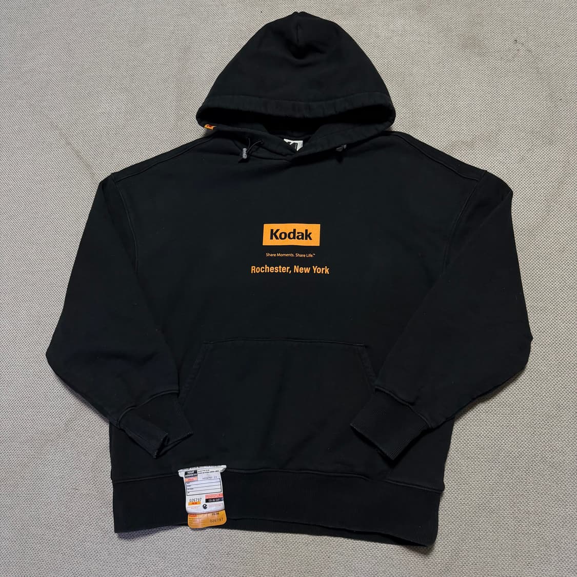 코닥 빅로고 프린팅 후드티 상품이미지1