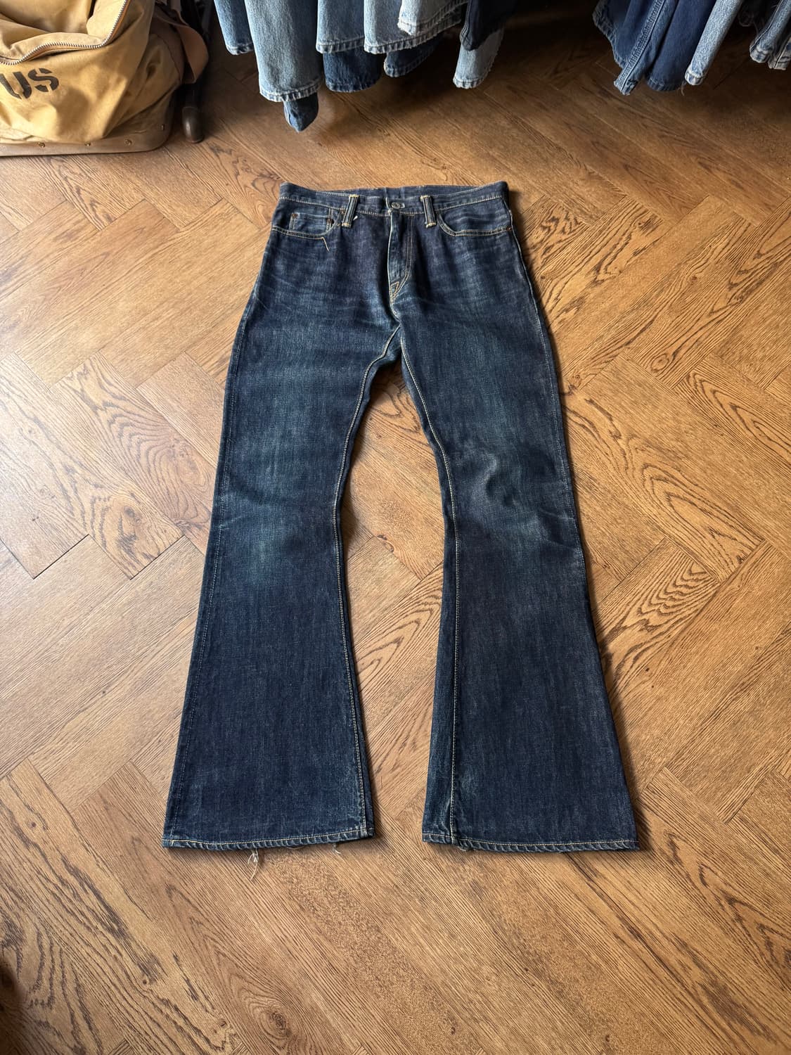 [31]Skull Jeans 5510XX 재팬메이드 벨바텀 데님 팬츠 상품이미지2