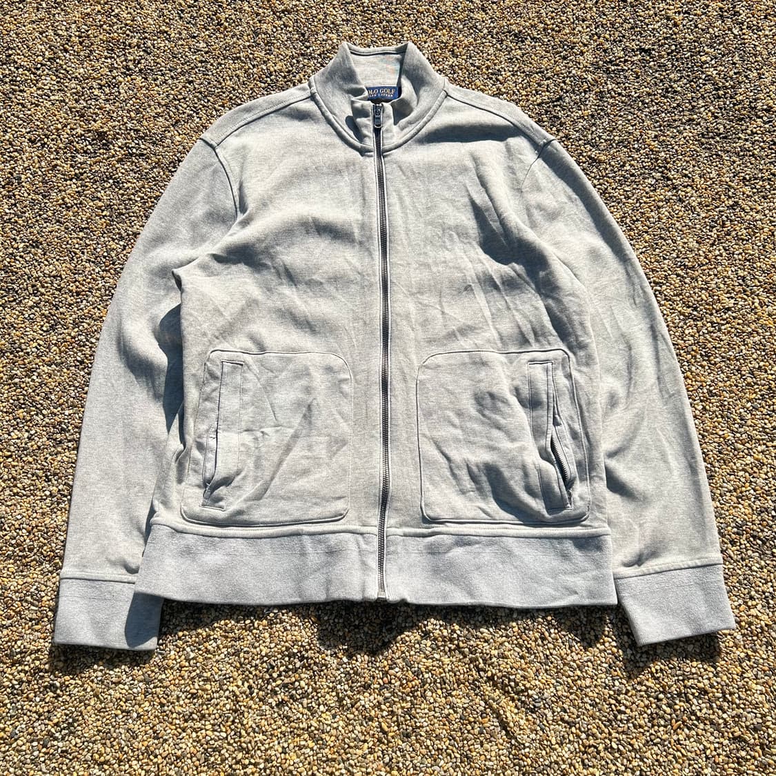 폴로 랄프로렌 골프 그레이 집업 상품이미지1