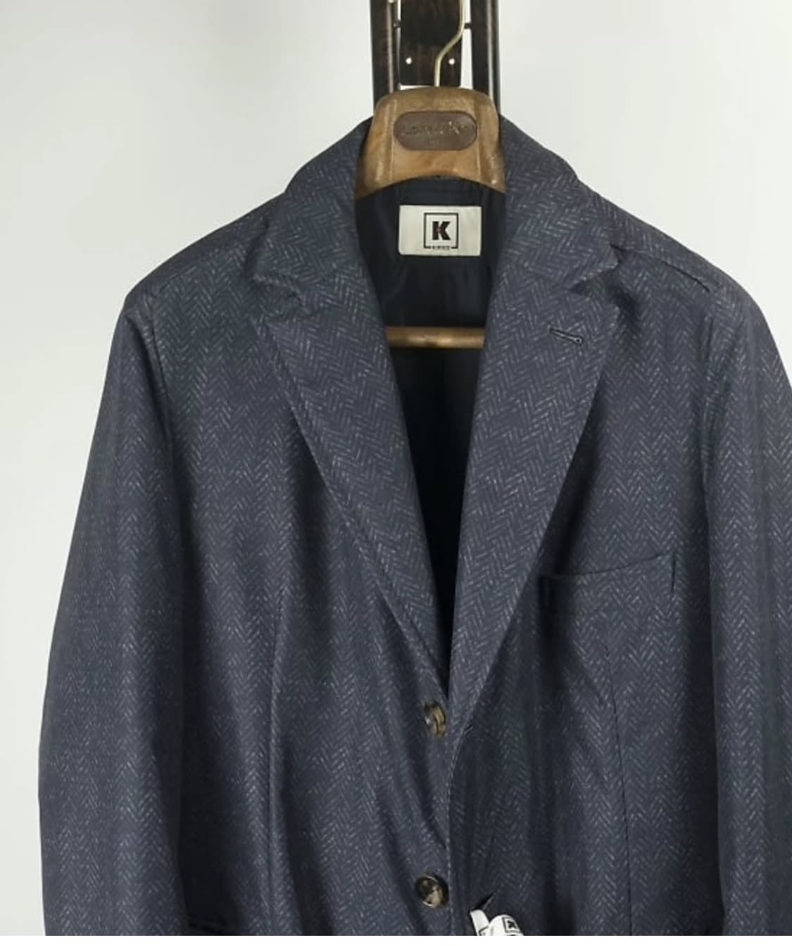 키레드 네이비 싱글 폴로코트 상품이미지3