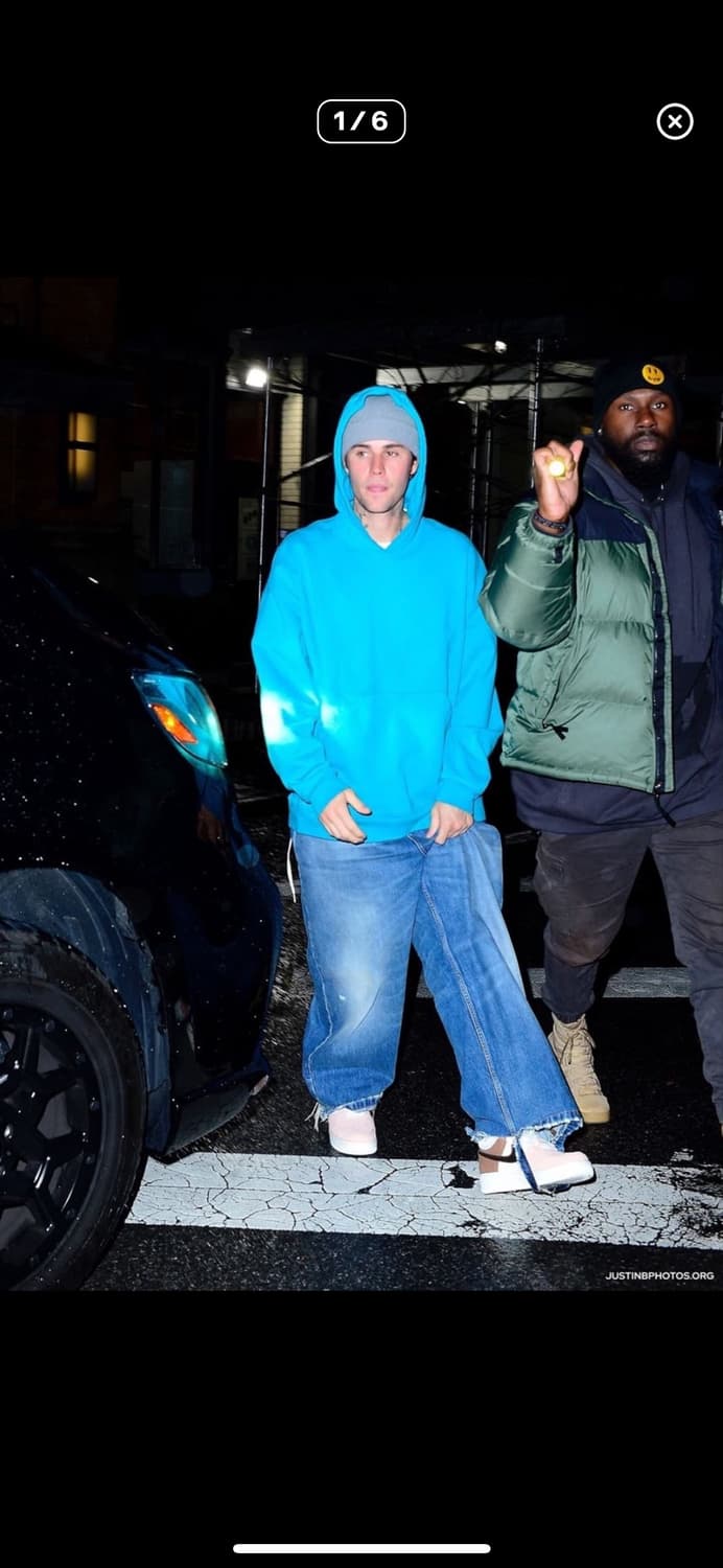 vtg 90s 러셀 후드 스카이블루 팝니다 상품이미지1