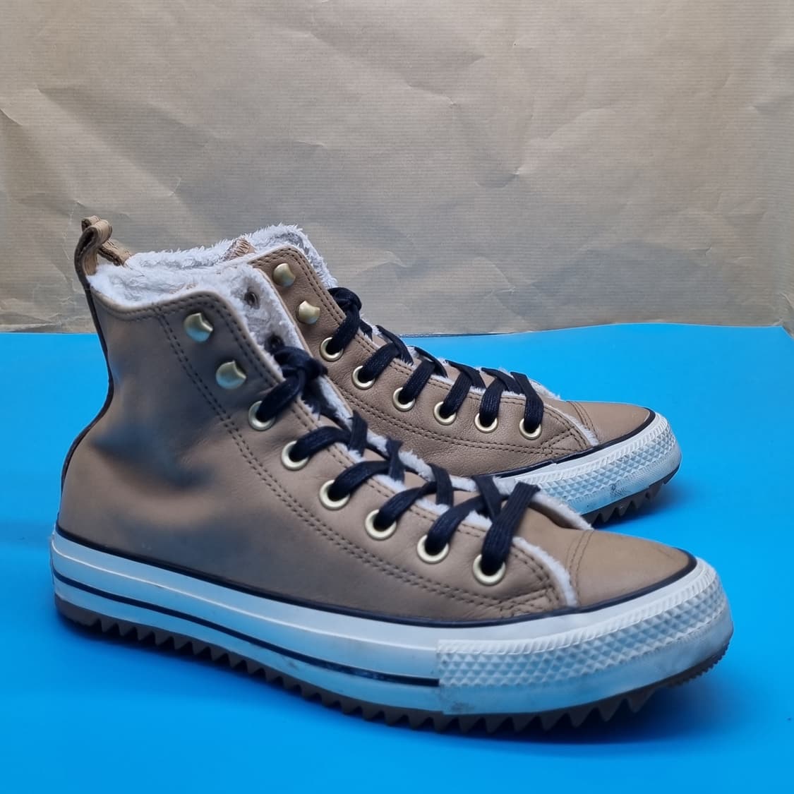 컨버스 안감털 가죽 하이탑 255 상품이미지1