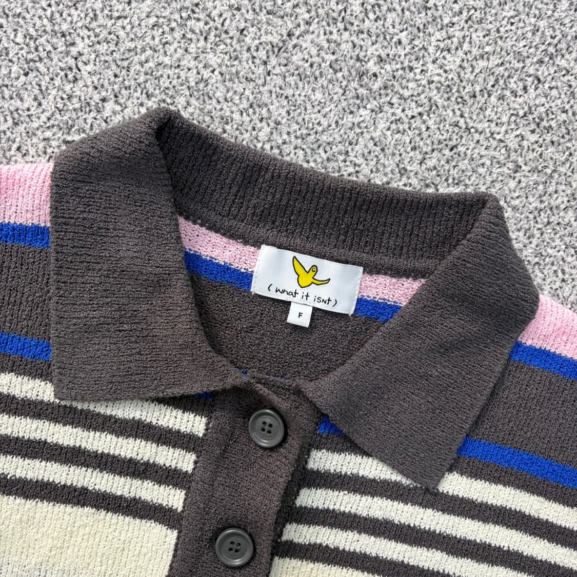 F 와릿이즌 반팔 니트 폴로 셔츠 0423J 상품이미지2