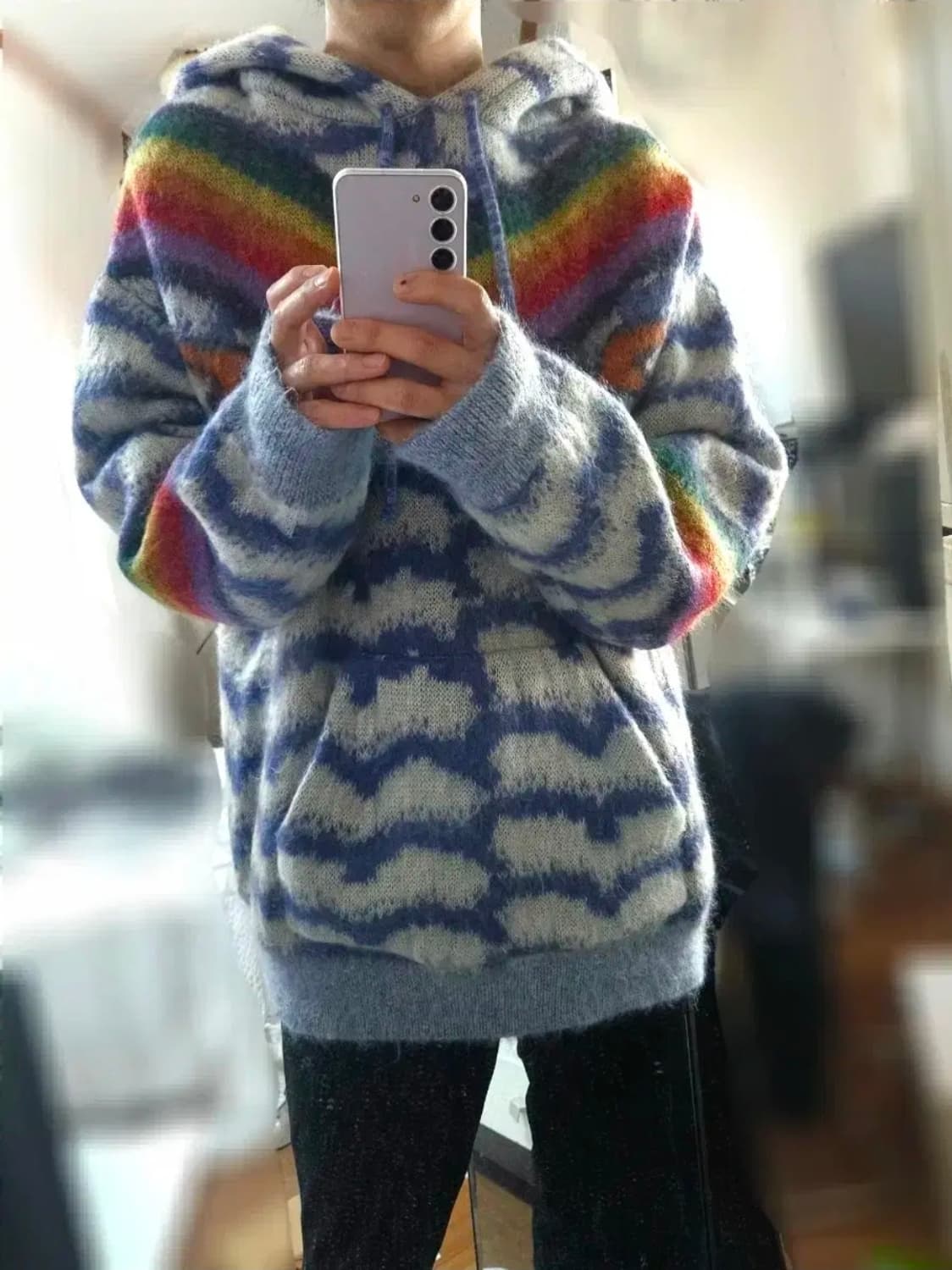 *21SS 댄싱키드 셀린느 모헤어 니트 상품이미지6