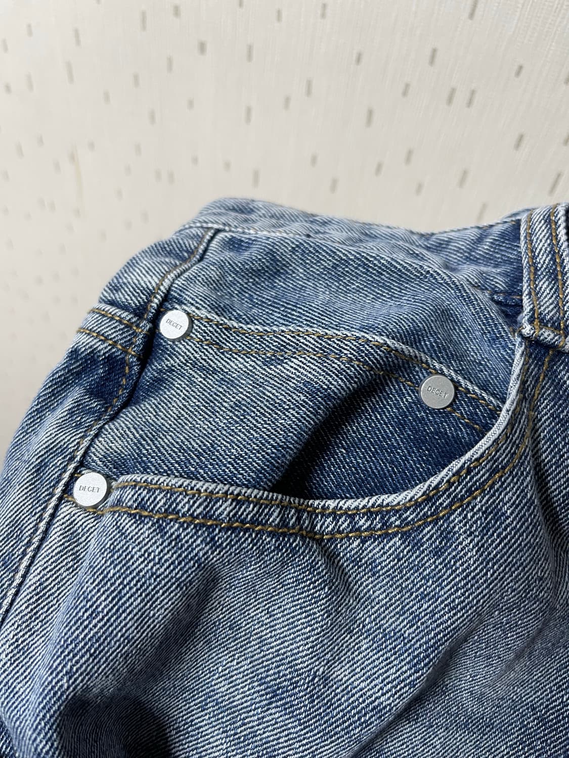 데케트 Mid Rise Wide Jeans DCPT027 상품이미지2