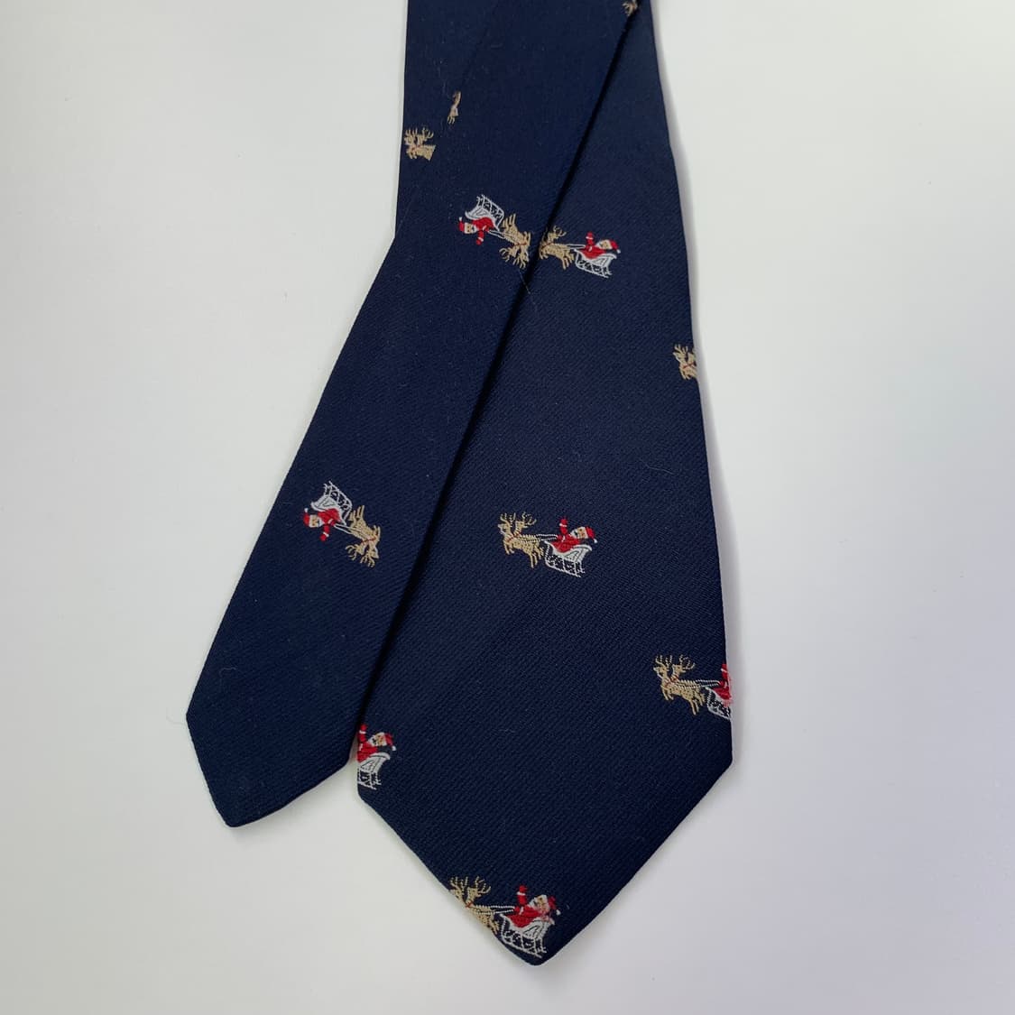 브룩스브라더스 100폴로 산타클로스 클래식 슬림넥타이 A+등급 7cm 상품이미지4