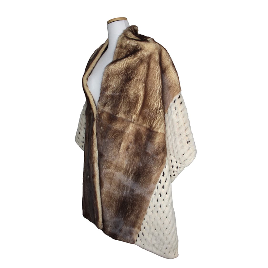 워터빌 투톤 밍크 퍼 숄 머플러 상품이미지3