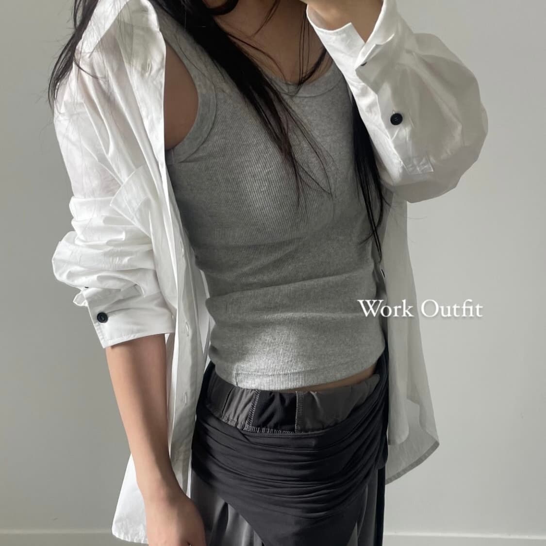 [새상품] jabhua.room 잡화룸 화이트 셔츠 상품이미지2