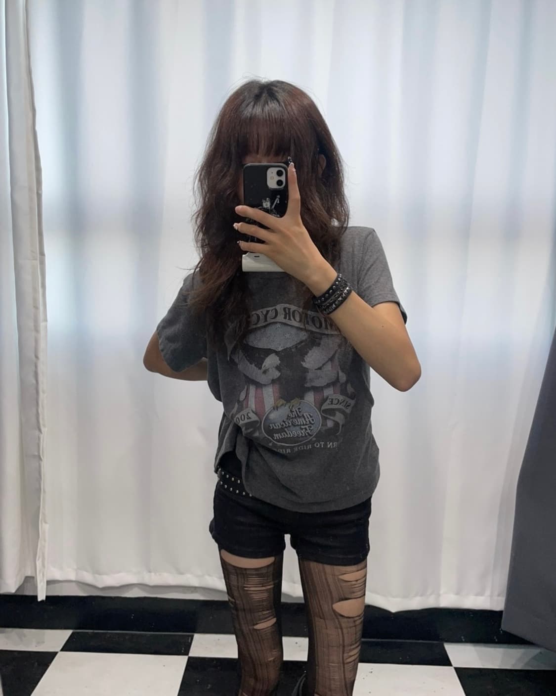 🎸그레이 프린팅 티셔츠🎸 상품이미지1