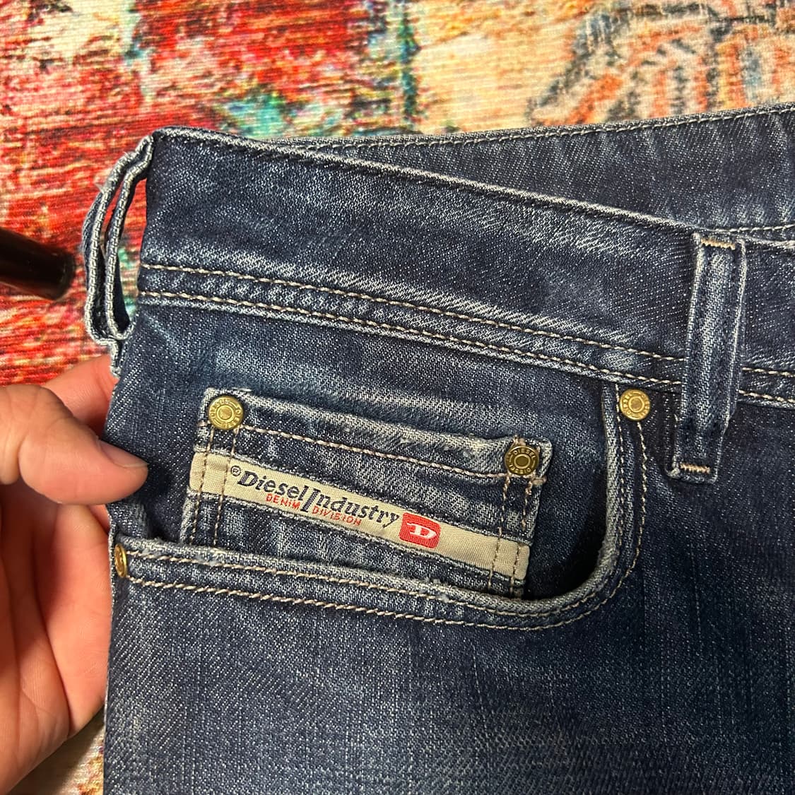 [31/30] 디젤 자티니 부츠컷 데님 팬츠 상품이미지3