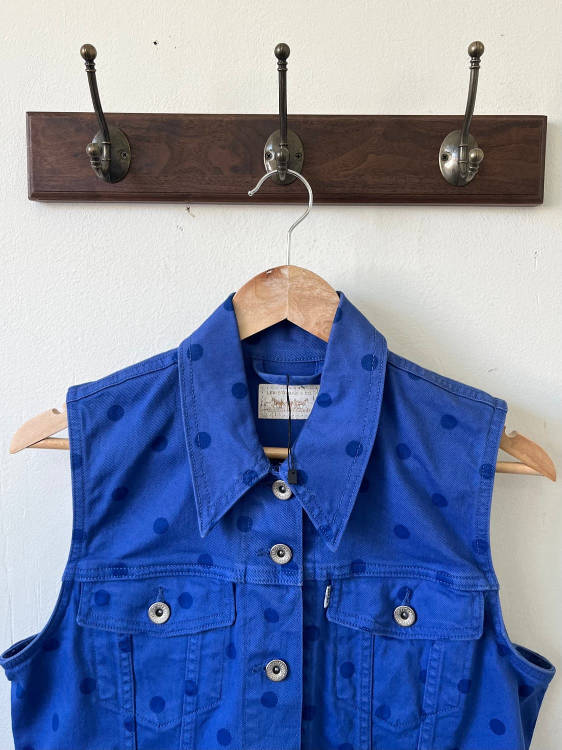 리바이스 도트 베스트 자켓 상품이미지2