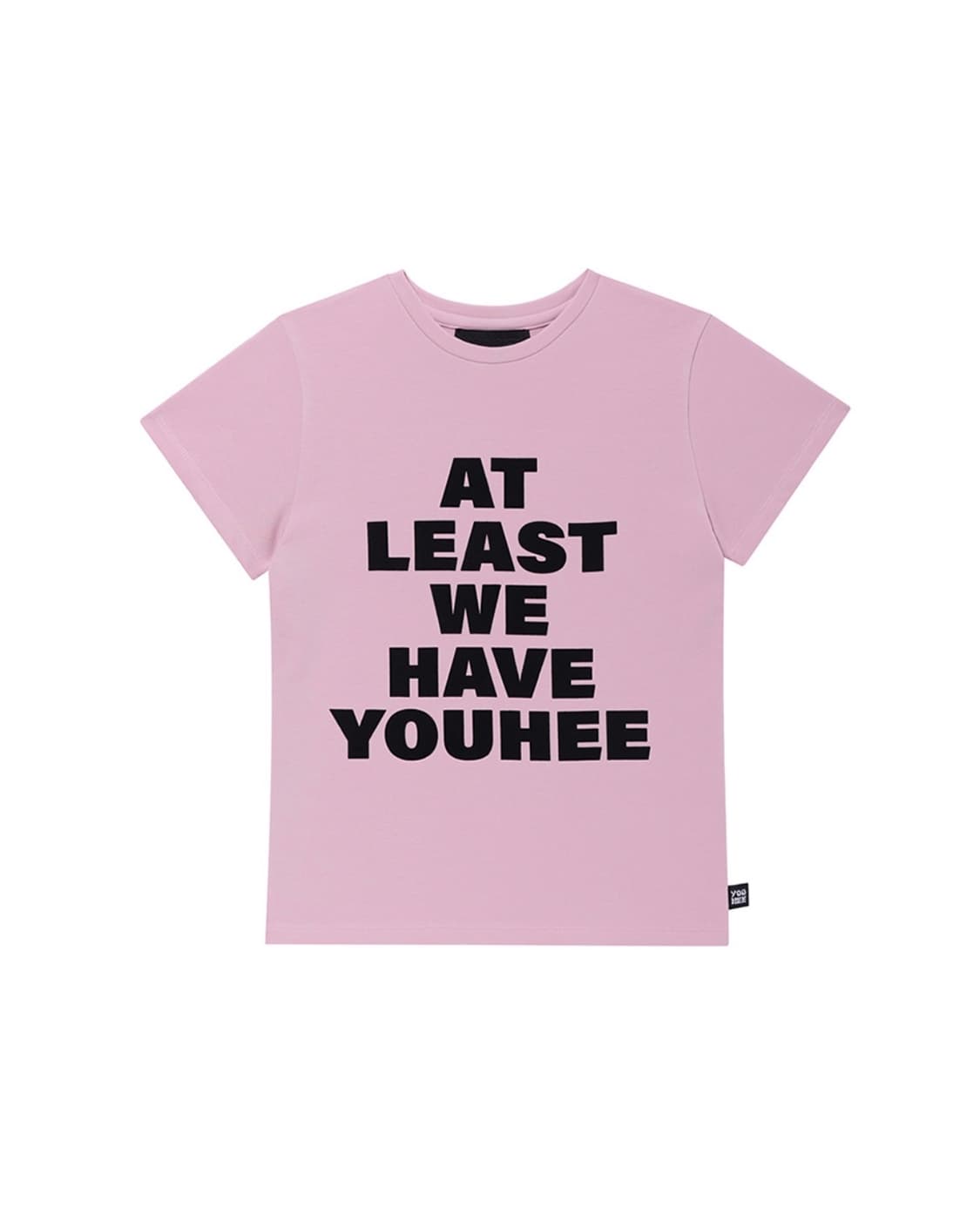 유희 LETTERING T-SHIRT PINK 상품이미지1