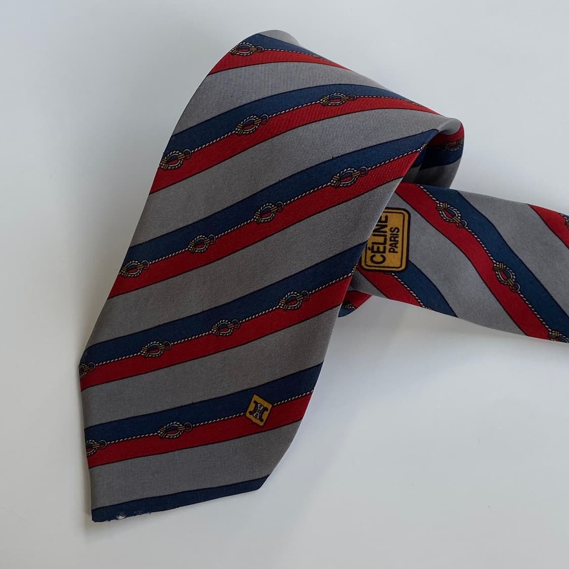 셀린느 (celine) 심플로고 정품 명품넥타이 상품이미지1
