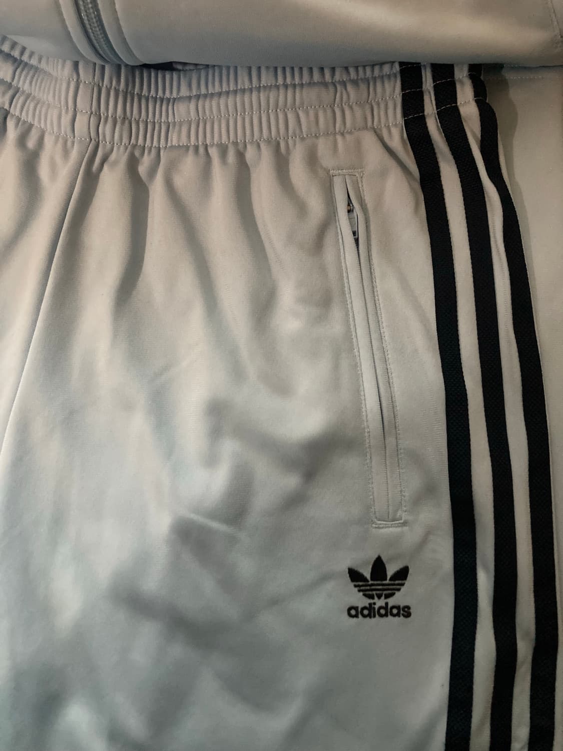 아디다스 트랙탑 져지 트레이닝복 세트 하늘색 상품이미지4