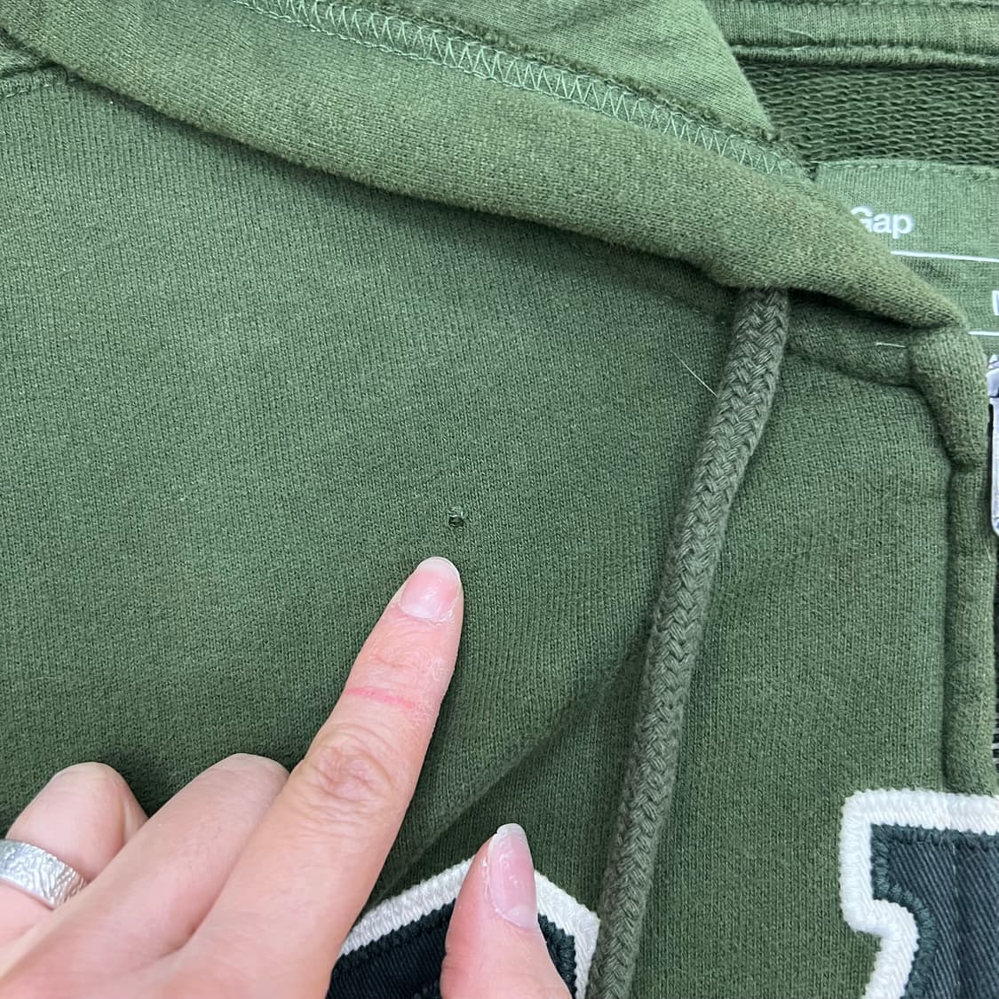 갭 카키 후드집업 상품이미지2