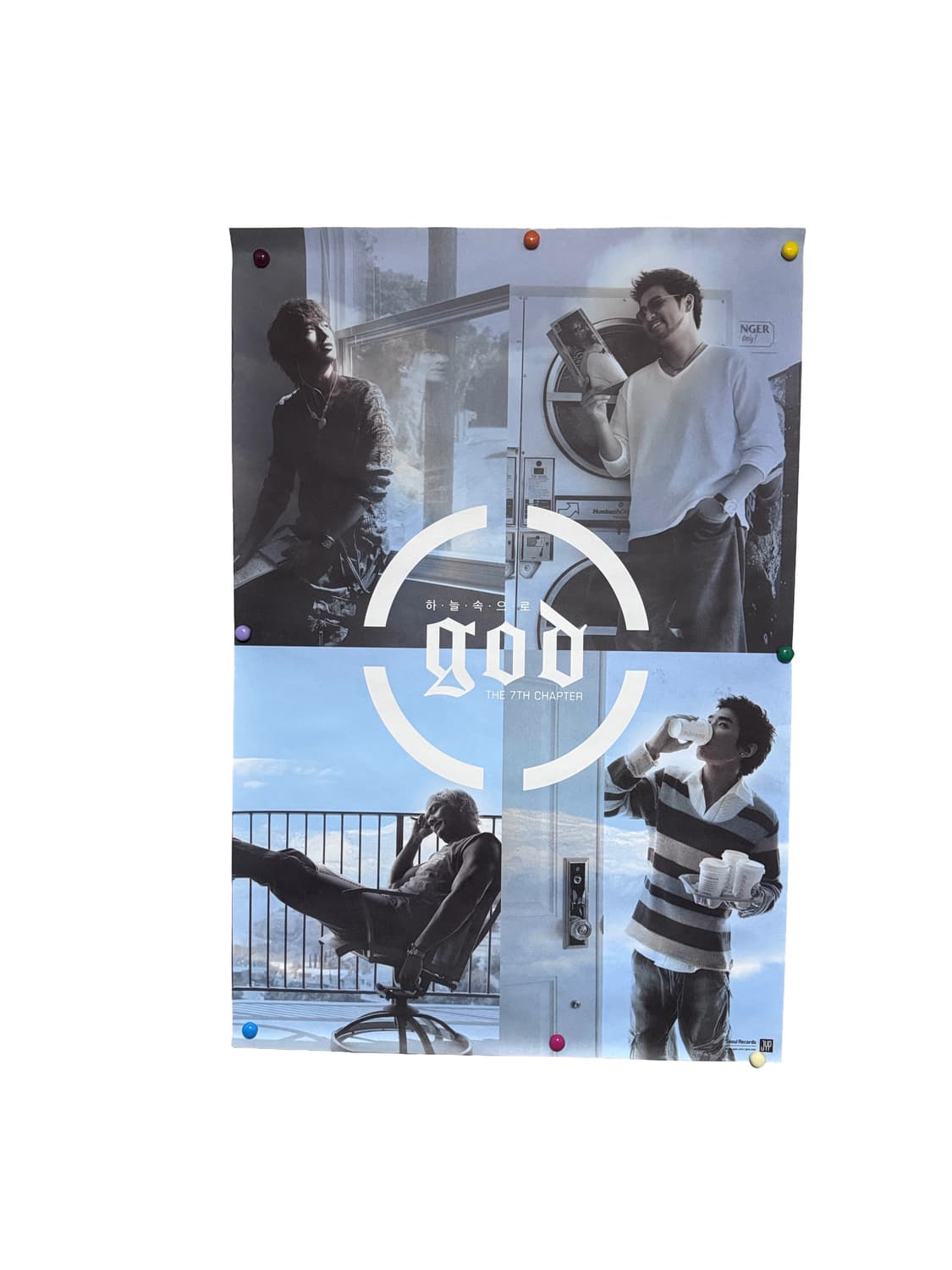 지오디 7집 god 하늘 속으로 오리지널 포스터 상품이미지1