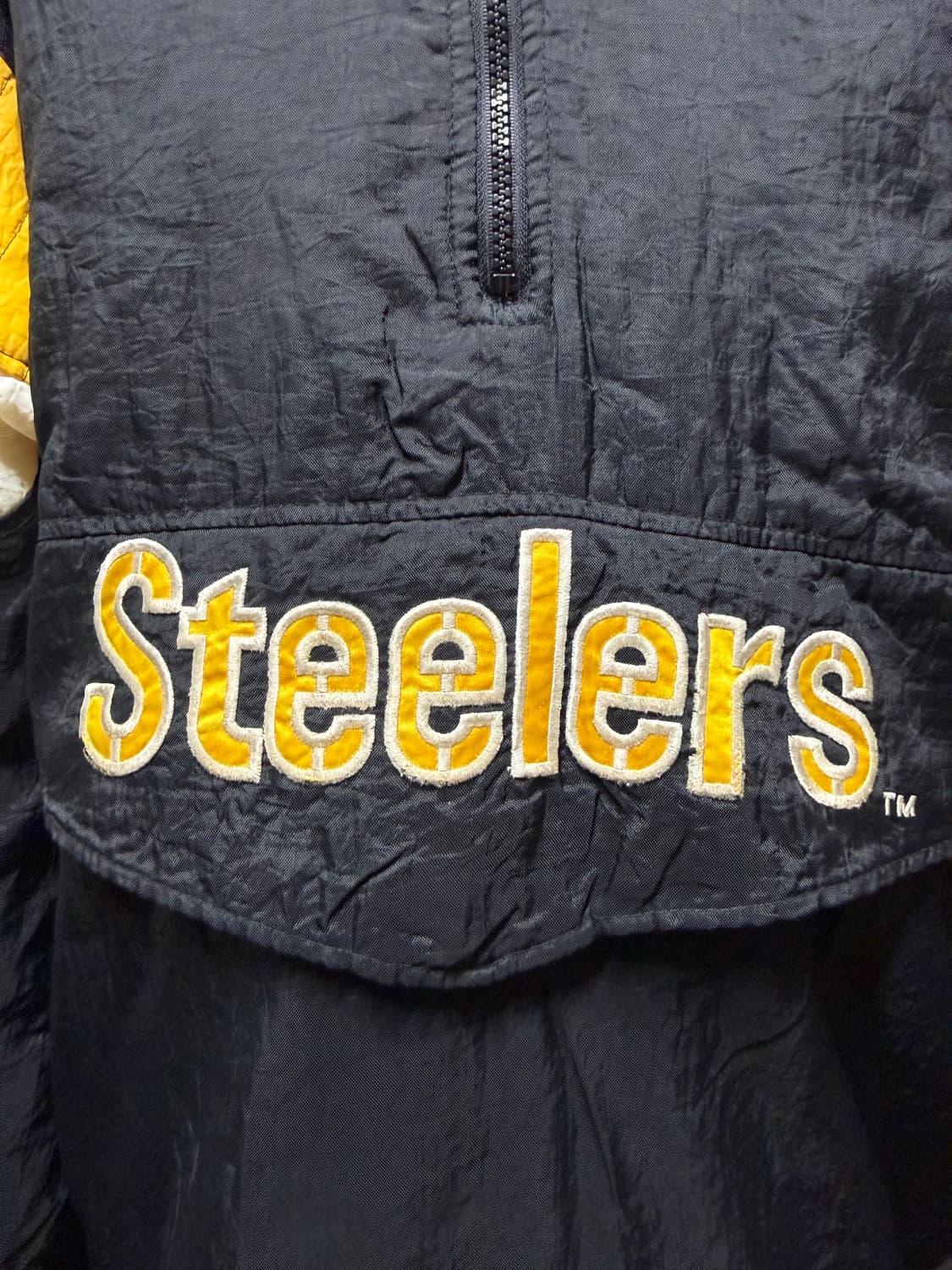 [L] 스타터 NFL 피츠버그 스틸러스 아노락 패딩 상품이미지3