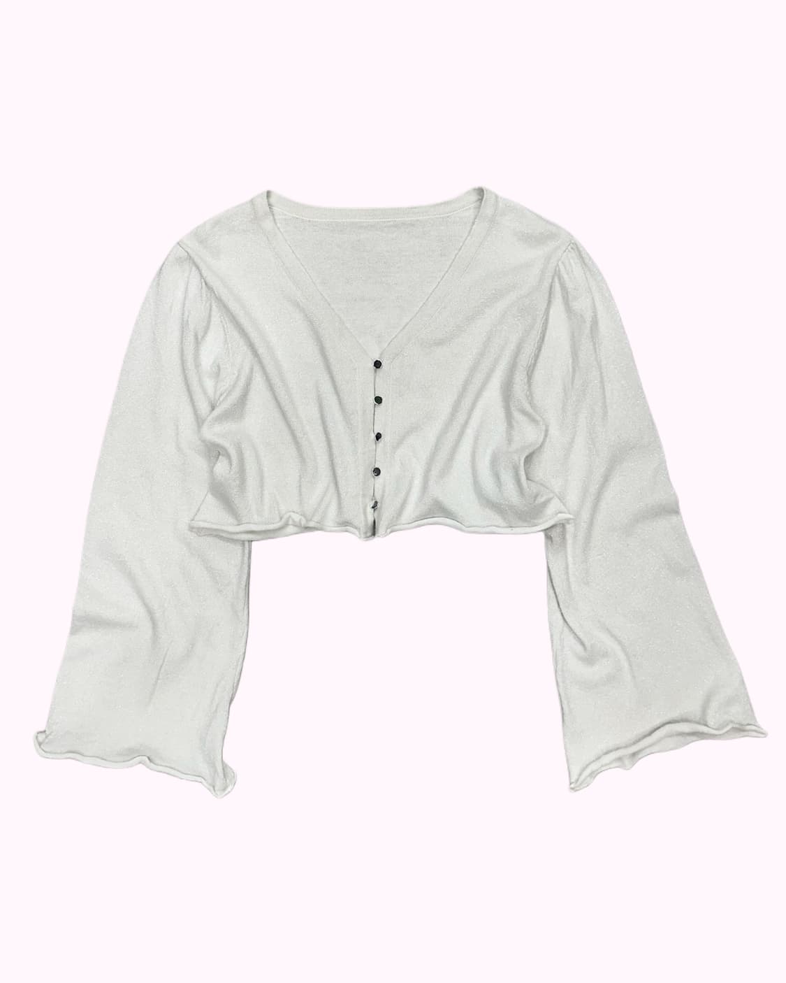 glitter crop cardigan 상품이미지1