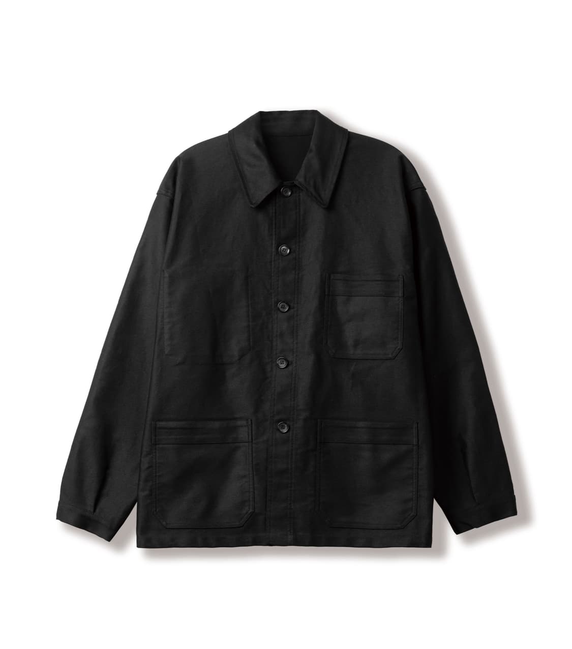 스테디에브리웨어 / 몰스킨 프렌치 워크 자켓 블랙 / 3 상품이미지1