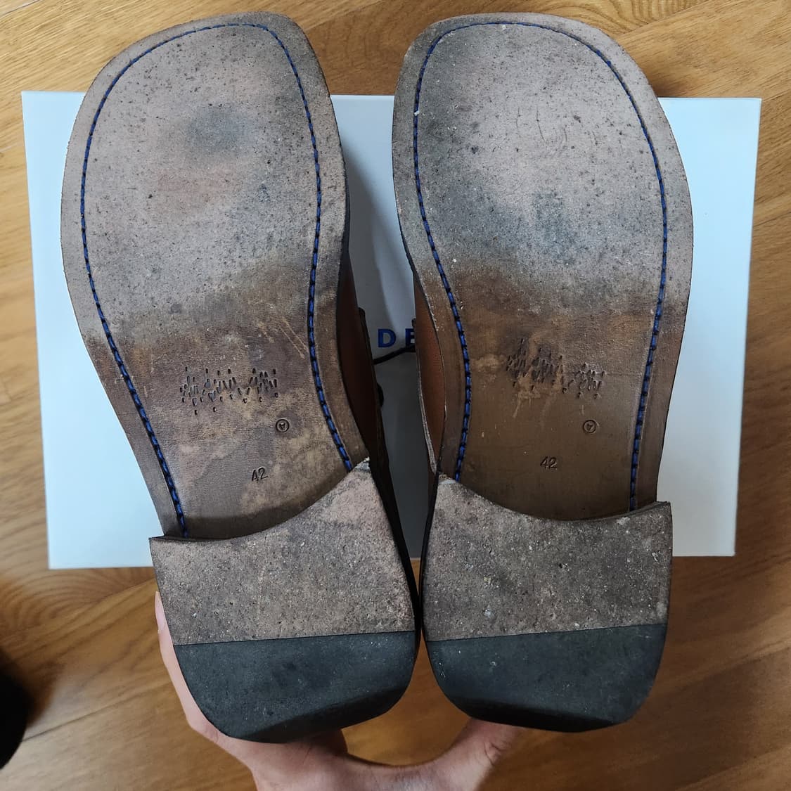 아더에러 커브 더비 슈즈 브라운 270 상품이미지5