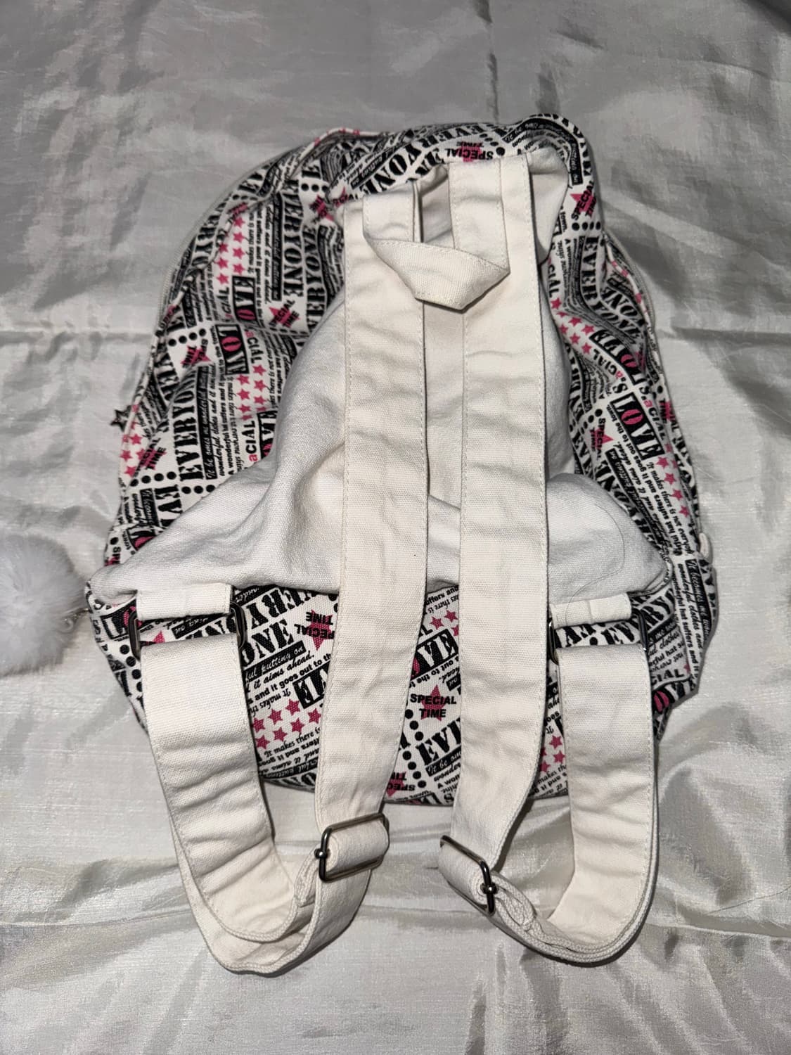 Y2K 니혼진 모리걸 핑크 체크 딸기우유 백팩 히메갸루 상품이미지4