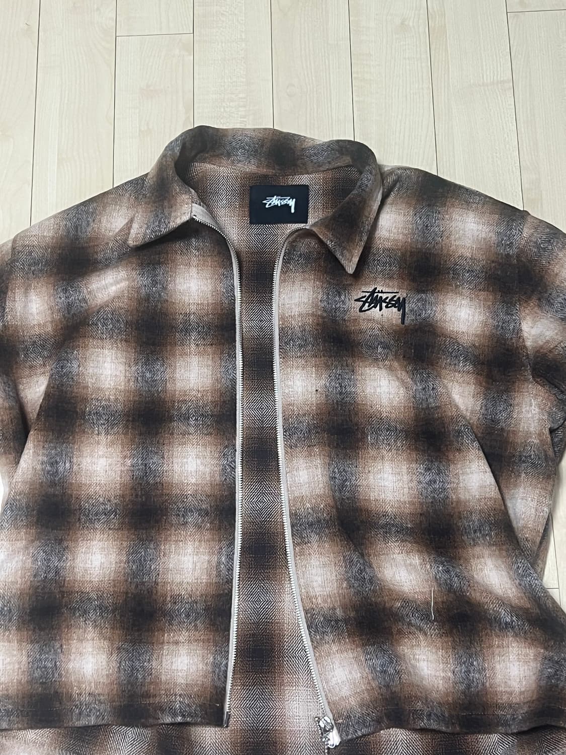 스투시 짐 셔츠 brown 상품이미지2