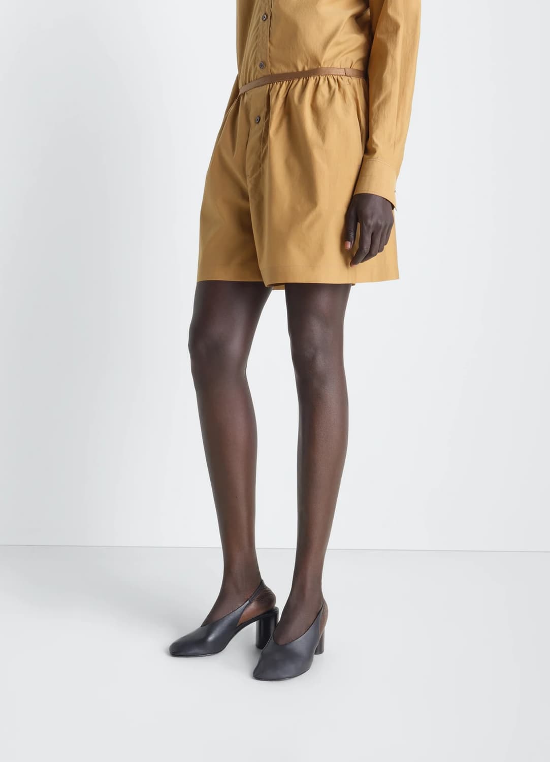 [37,38]르메르 26ss 글로브 슬링백 펌프스힐/다크 초콜렛 상품이미지2